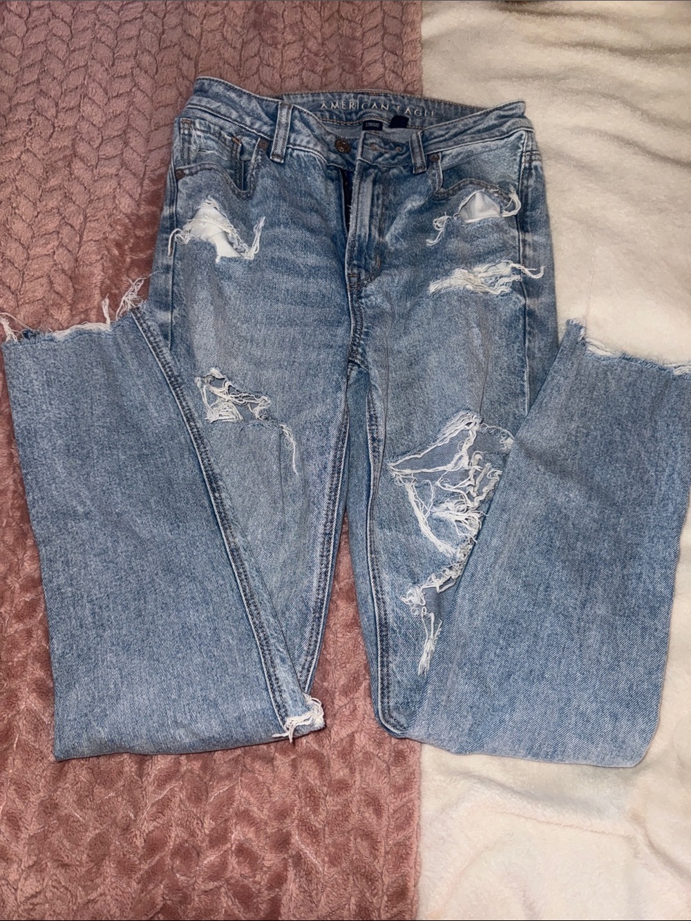 American Eagle ripped jeans
